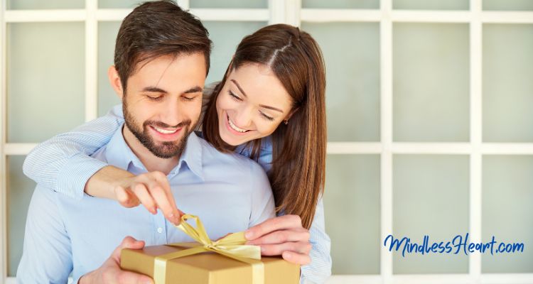 give him a just because gift