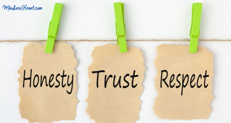 you need honesty trust and respect