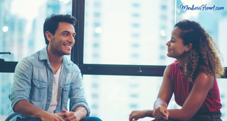 engage in light-hearted conversation